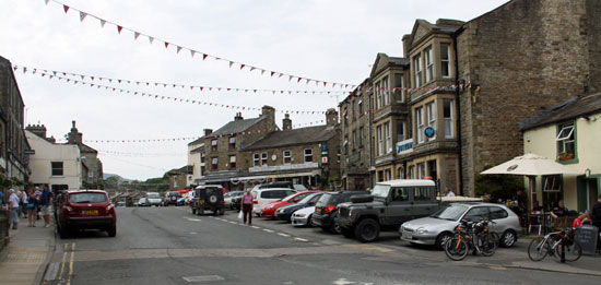 Hawes town centre