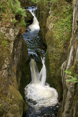 waterfall at Ingleton yorkshire dales