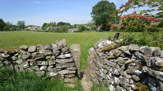 west witton dry stone wall